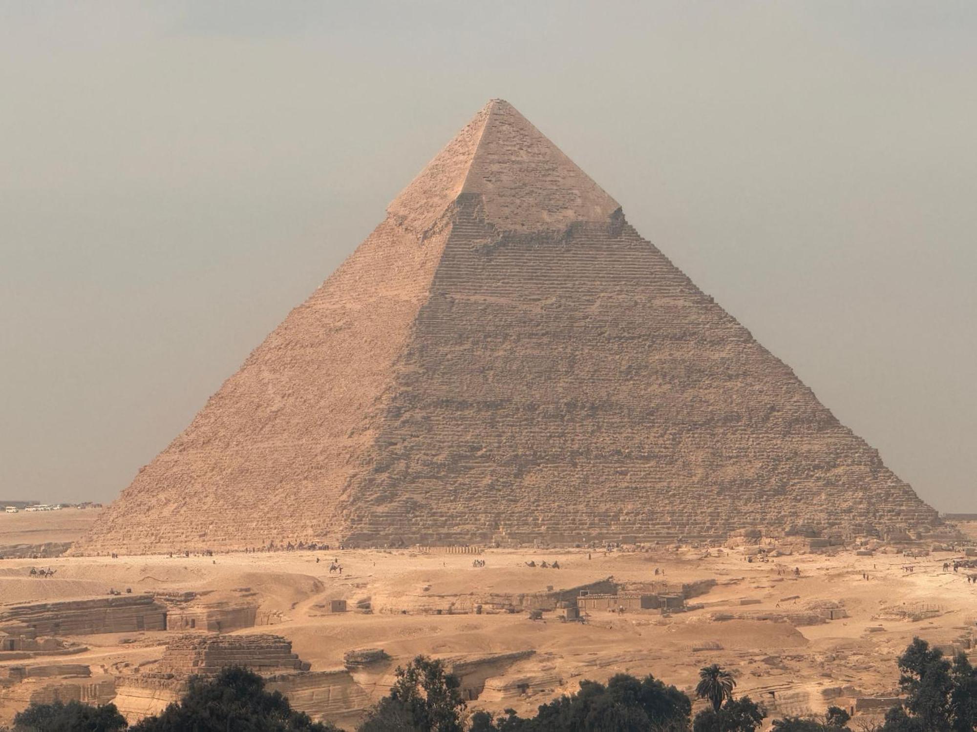 Topaz Pyramids View Inn Kafret el-Gabal Exterior foto
